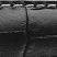 Ušľachtilá teľacia koža Kroko-Optik so športovým kontrastným stehom, čierna