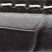 Kožený remienok čierny s bielim kontrastným stehom a motýlikovou uzatváracou sponou
